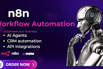 build n8n workflow automation, ai agent and zapier integration