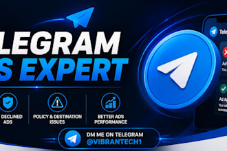 fix telegram ads, resolve telegram ads, fix decline ads, fix ads destination