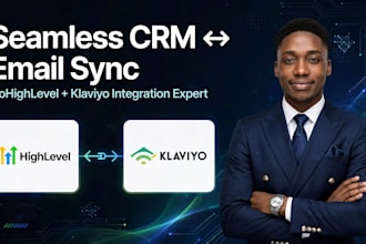 set up klaviyo integration with ghl or zapier crm sync
