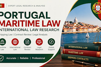 expert portugal research for international law, shipping and contract review law