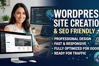 create a professional, custom built website