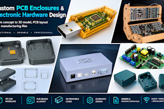 design pcb enclosure 3d printable case audio pcb guitar pedal, wireless hardware