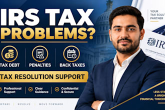 resolve irs tax issues, reduce tax penalties, fix back taxes and tax debt