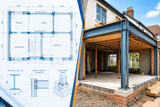 do structural calculations steel beam rsj for UK building regulations