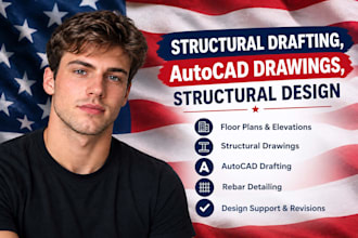 structural drafting, autocad drawings, structural design