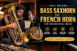 record bass saxhorn and french horn for orchestral music