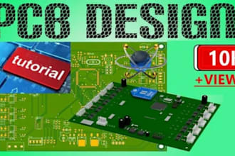create pcb layout, schematic, gerbefiles and bom in kicad