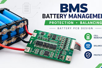 design bms battery management system protection balancing and pcb layouts