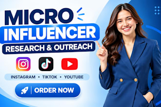 do targeted influencer research, and micro influencer for influencer marketing