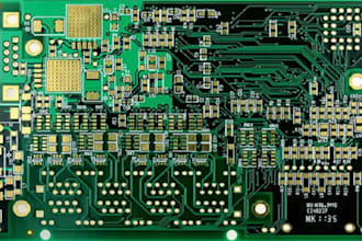 professional pcb designer creating advanced circuit board