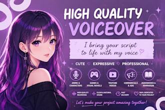 voice your anime, game, visual novel, or fantasy character