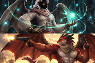 draw furry art, fursona, furry oc and anthro art, sfw, nsfw