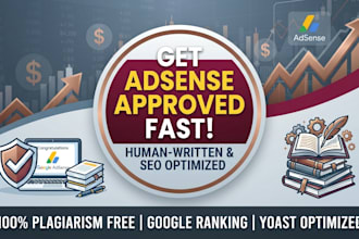 write 30 bulk SEO articles for adsense approval and google ranking not ai