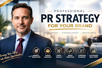 create a strategic PR and media outreach plan for your brand or business