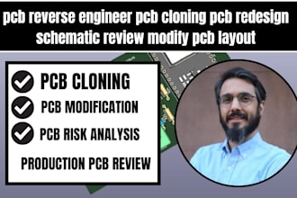 pcb reverse engineer pcb cloning pcb redesign schematic review modify pcb layout
