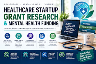 research healthcare startup grants and mental health funding