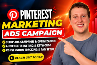 setup pinterest ads campaign, marketing manager and promote high converting pins
