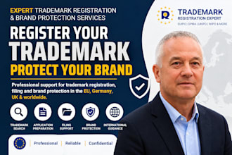 assist with trademark registration and brand protection