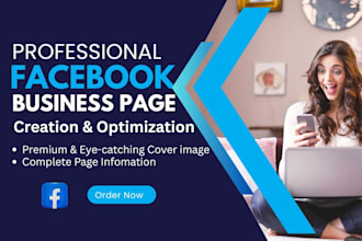create and optimize professional facebook business page or fan page setup