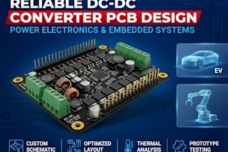 design reliable dc dc converter pcb for ev robotics and battery systems