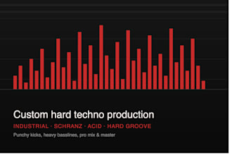 be your techno ghost producer hard techno, industrial, schranz, psytrance