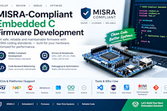 develop misra compliant embedded c firmware