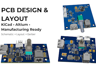 design a professional pcb layout in kicad or altium