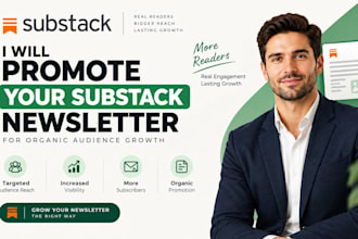 promote your substack newsletter for organic audience growth