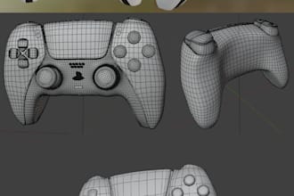 make a game ready 3d model in blender