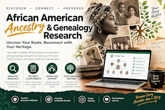 help you research african american ancestry and genealogy research