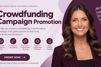 do crowdfunding gofundme kickstarter indiegogo campaign promotion backer list