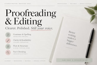 proofread and edit your document