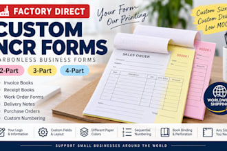 design and print custom ncr carbonless forms
