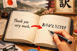 translate english to natural japanese