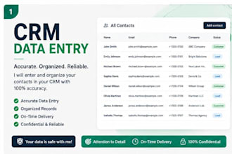 crm virtual assistant data entry specialist