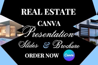 create professional real estate brochures and presentation slides