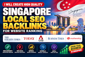 create high quality singapore local SEO backlinks for website ranking