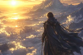 fantasy book cover design or fantasy book cover