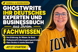ghostwrite ihr deutsches experten und businessbuch aus ihrem fachwissen