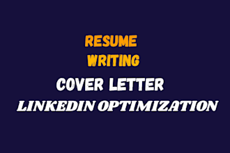 provide a professional ats resume writing, cv, cover letter,