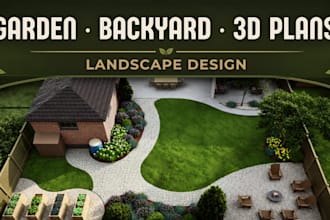 create professional landscape design, garden and backyard plans
