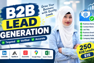 do targeted b2b lead generation with a verified email list