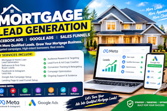 generate exclusive mortgage leads for brokers using funnels, facebook ads