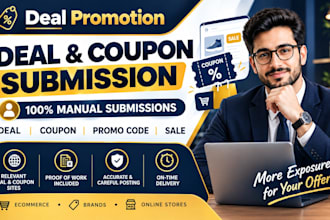 post and promote your deals on 100 popular deal sites