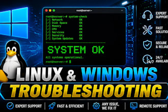linux and windows troubleshoot