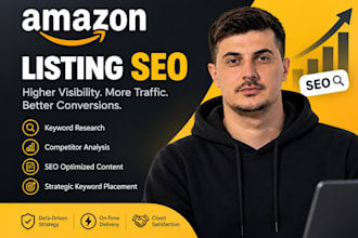 optimize your amazon listing with SEO and keyword research