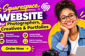 build squarespace websites for photographers, creatives and portfolios