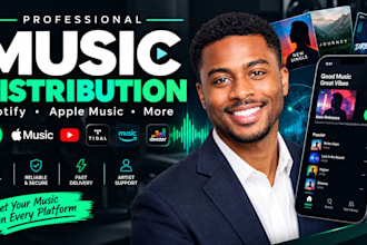 music manager, fix and distribute your music on distrokid, tunecore and cd baby
