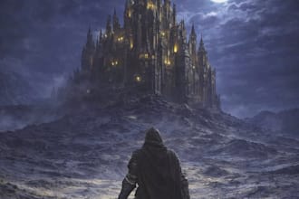 book cover design, fantasy book cover