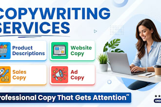 write engaging copy for your bussiness,website or products
